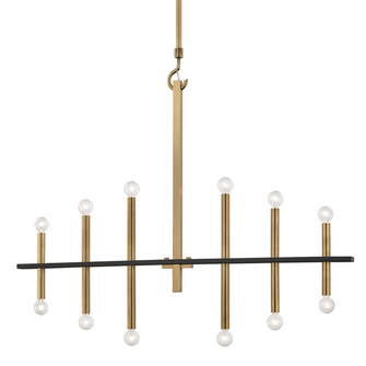 Colette Chandelier (6939|H296812-AGB/BK)