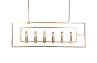 Daniela 6-Light Chandelier W/ Antique Silver Finish (5578|H6123-6AS)