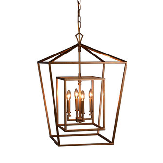 Mattea Large Chandelier with Antique gold (5578|H6125L-4AG)