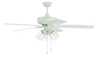 Outdoor Pro Plus 104 52'' 5-Blade Indoor/Outdoor (Wet) Ceiling Fan in White w/ Matte White Blades (20|OP104W5)