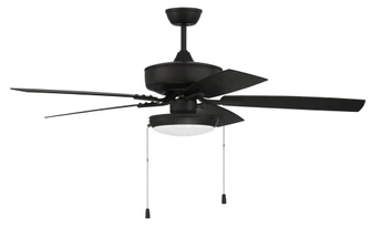 Outdoor Pro Plus 119 52'' 5-Blade Indoor/Outdoor (Wet) Ceiling Fan in Flat Black w/ Flat Black Bl (20|OP119FB5)