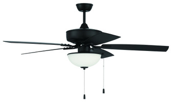 Outdoor Pro Plus 211 52'' 5-Blade Indoor/Outdoor (Wet) Ceiling Fan in Flat Black w/ Flat Black Bl (20|OP211FB5)