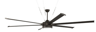 Prost 102'' 6-Blade Indoor/Outdoor (Damp) Ceiling Fan in Espresso w/ Espresso Blades; Light Kit I (20|PRT102ESP6)