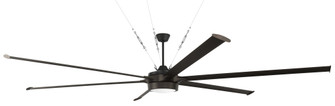 Prost 120'' 6-Blade Indoor/Outdoor (Damp) Ceiling Fan in Espresso w/ Espresso Blades; Light Kit I (20|PRT120ESP6)