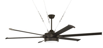 Prost 78'' 6-Blade Indoor/Outdoor (Damp) Ceiling Fan in Espresso w/ Espresso Blades; Light Kit In (20|PRT78ESP6)
