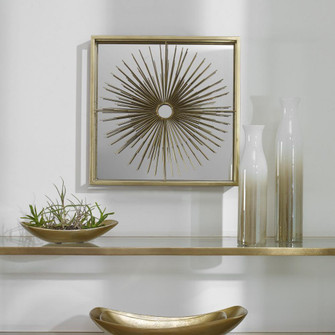 Uttermost Starlight Mirrored Brass Wall Decor (85|04304)