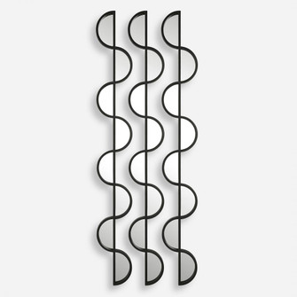 Wisp Mirrored Iron Wall Decor, S/3 (85|04310)