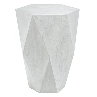 Uttermost Volker White Side Table (85|25164)