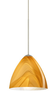 Besa Pendant For Multport Canopy Mia Satin Nickel Honey 1x5W LED (127|X-1779HN-LED-SN)