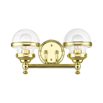 Polished Brass 2-Light Vanity Sconce (108|17412-02)