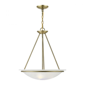 Antique Brass 3-Light Pendant Chandelier (108|4826-01)