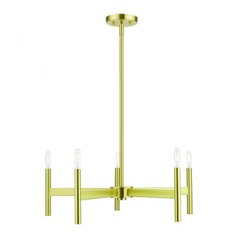 Satin Brass 5-Light Chandelier (108|51175-12)