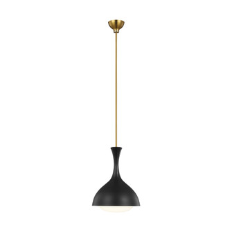 Lucerne One Light Small Pendant (7725|AEP1011BBSMBK)