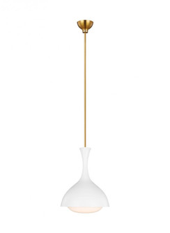 Lucerne One Light Small Pendant (7725|AEP1011BBSMWT)