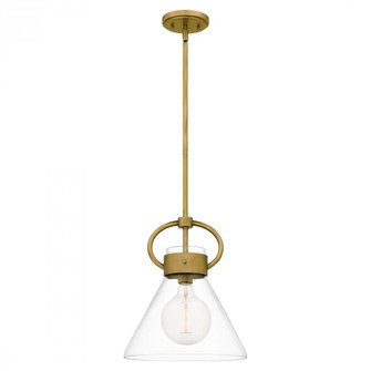 Webster 1-Light Weathered Brass Mini Pendant Light (26|WBS1512WS)