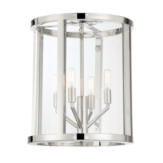 Libby Langdon Devon 14'' Polished Nickel Semi Flush Mount (205|DEV-B8004-PN_CEILING)