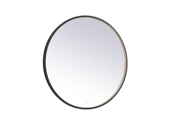 Pier 36 inch LED mirror with adjustable color temperature 3000K/4200K/6400K in black (758|MRE6036BK)