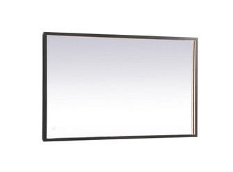 Pier 24x30 inch LED mirror with adjustable color temperature 3000K/4200K/6400K in black (758|MRE62430BK)