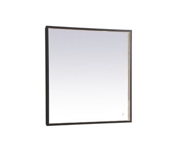 Pier 27x36 inch LED mirror with adjustable color temperature 3000K/4200K/6400K in black (758|MRE62736BK)