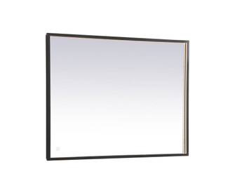 Pier 30x30 inch LED mirror with adjustable color temperature 3000K/4200K/6400K in black (758|MRE63030BK)