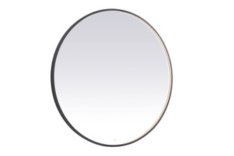 Pier 30x36 inch LED mirror with adjustable color temperature 3000K/4200K/6400K in black (758|MRE63036BK)