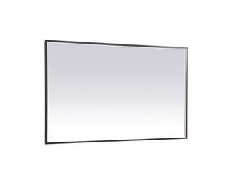 Pier 36x60 inch LED mirror with adjustable color temperature 3000K/4200K/6400K in black (758|MRE63660BK)