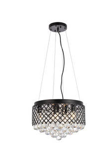 Tully 6 Lights Pendant in Black (758|LD520D16BK)