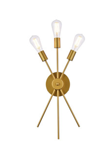 Lucca 11 inch bath sconce in brass (758|LD640W10BR)