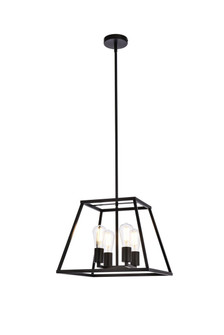 Declan 16 Inch Pendant in Black (758|LD720D16BK)