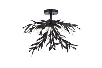 Priscilla 23 inch flush mount in black (758|LD810F23BK)