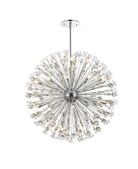Vera 50 inch crystal starburst round pendant in chrome (758|2500D50C)