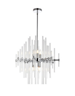 Sienna 23 inch crystal rod pendant in chrome (758|2502D23C)