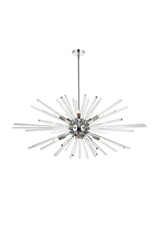Sienna 46 inch crystal rod pendant in chrome (758|2502D46C)