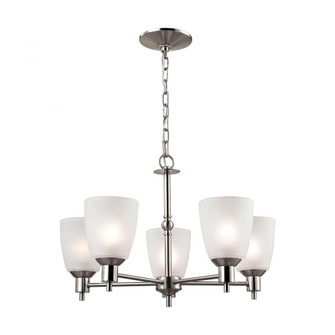 Thomas - Jackson 22'' Wide 5-Light Chandelier - Brushed Nickel (91|1305CH/20)