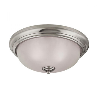 Thomas - Huntington 15'' Wide 3-Light Flush Mount - Brushed Nickel (91|7013FM/20)