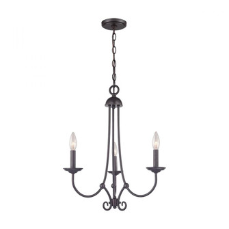 Thomas - Williamsport 20'' Wide 3-Light Chandelier - Oil Rubbed Bronze (91|1503CH/10)