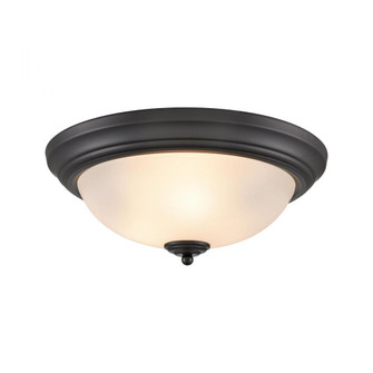 Thomas - Basics 15'' Wide 3-Light Flush Mount - Black (91|7013FM/60)