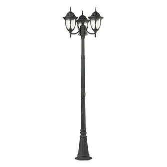 Thomas - Outdoor Essentials 91'' High 3-Light Outdoor Post Light - Charcoal (91|7153EP/73)