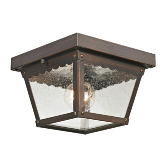 Thomas - Springfield 8'' Wide 1-Light Outdoor Flush Mount - Hazelnut Bronze (91|9102EF/70)