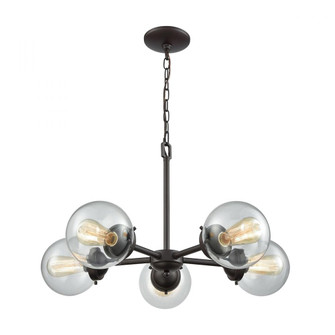 Thomas - Beckett 26'' Wide 5-Light Chandelier - Oil Rubbed Bronze (91|CN129521)