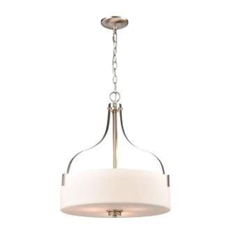 Thomas - Market Square 18'' Wide 3-Light Pendant - Brushed Nickel (91|CN300842)