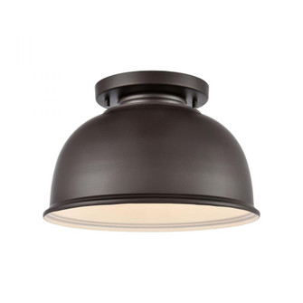 Thomas - Cedar Park 13'' Wide 1-Light Outdoor Flush Mount - Oil Rubbed Bronze (91|EN130136)