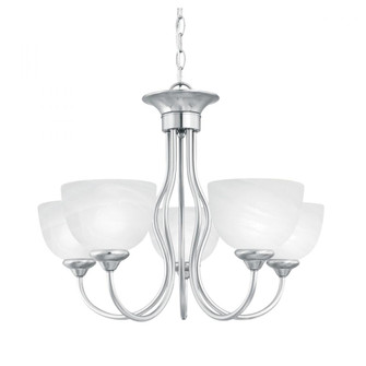 Thomas - Tahoe 24'' Wide 5-Light Chandelier - Brushed Nickel (91|SL801578)