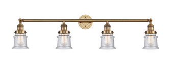 Canton - 4 Light - 42 inch - Brushed Brass - Adjustable Bath Vanity Light (3442|215-BB-G184S)