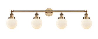 Beacon - 4 Light - 42 inch - Brushed Brass - Adjustable Bath Vanity Light (3442|215-BB-G201-6-LED)