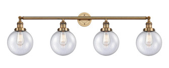 Beacon - 4 Light - 44 inch - Brushed Brass - Adjustable Bath Vanity Light (3442|215-BB-G204-8-LED)