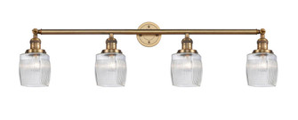 Colton - 4 Light - 42 inch - Brushed Brass - Adjustable Bath Vanity Light (3442|215-BB-G302-LED)