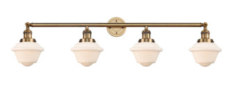 Oxford - 4 Light - 46 inch - Brushed Brass - Adjustable Bath Vanity Light (3442|215-BB-G531-LED)
