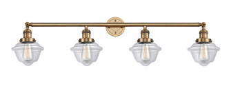 Oxford - 4 Light - 46 inch - Brushed Brass - Adjustable Bath Vanity Light (3442|215-BB-G532)