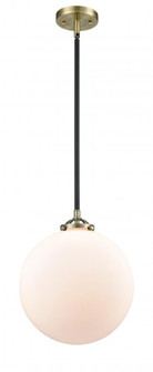 Beacon - 1 Light - 12 inch - Black Antique Brass - Stem hung - Mini Pendant (3442|284-1S-BAB-G201-12-LED)
